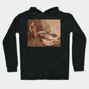 Finding of Don Juan by Haidee by Ford Madox Brown Hoodie